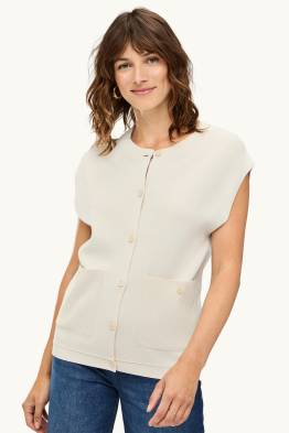Gebreid gilet