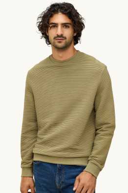 Sweatshirt - ribbed