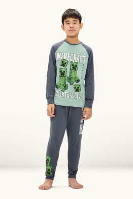 Minecraft - Pyjama - 2 teilig - Glanz-Effekt