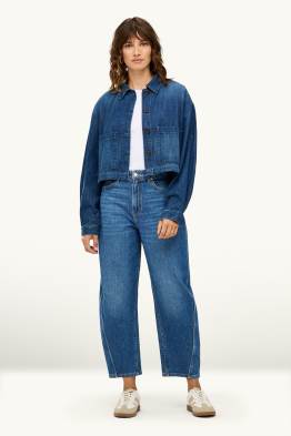 Barrel jeans - high waist