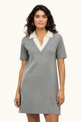Robe-T-shirt - straight fit - look 2-en-1