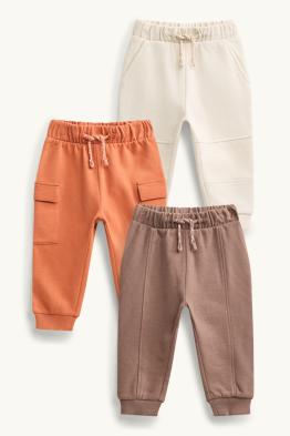 Lot de 3 - pantalons de jogging bébé