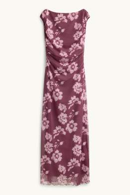 Vestit bodycon - malla - de flors