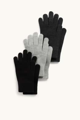 Lot de 3 paires - gants