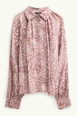 Overhemdblouse - met patroon