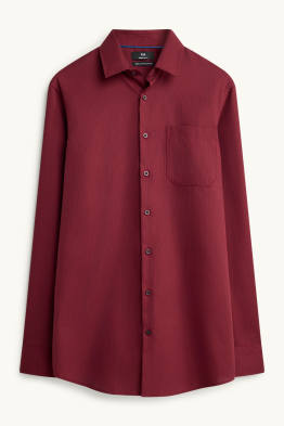 Camisa formal - regular fit - Kent - no requereix planxada - texturada