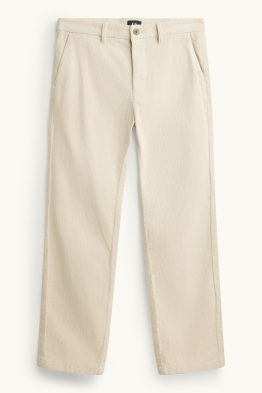 Chino en velours côtelé - regular fit