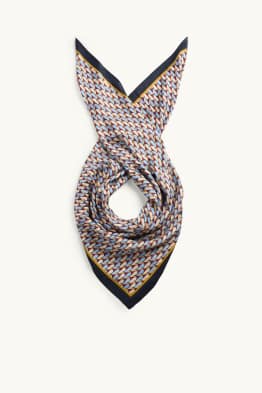 Satin neckerchief - patterned