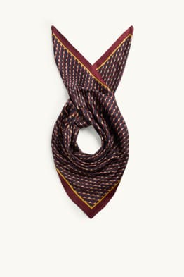 Satin neckerchief - patterned