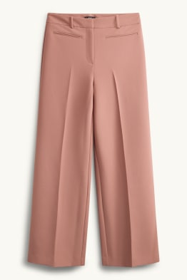 Pantalon - high waist - wide leg