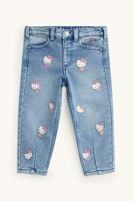 Hello Kitty - relaxed jeans - jeans termici