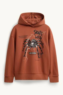 Skate et araignée - Sweat à capuche