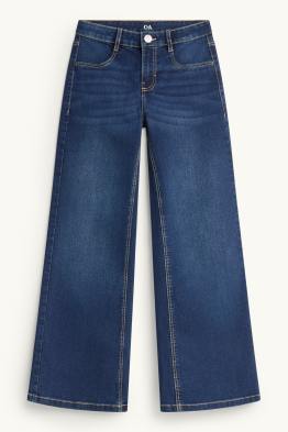Wide leg jeans