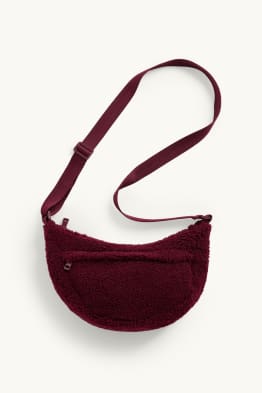 Sac à bandoulière en peluche