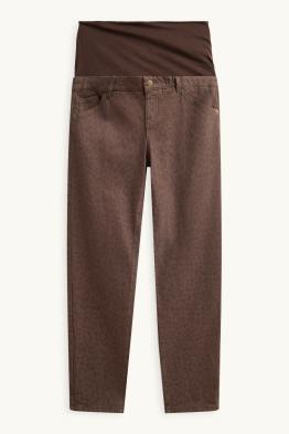 Pantalon de grossesse - relaxed fit - imprimé léopard
