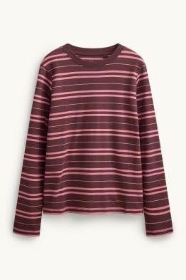 Langarmshirt - Regular Fit - gestreift