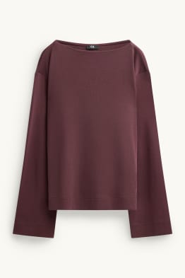 Tričko s dlouhým rukávem - relaxed fit