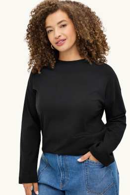 Tricou cu mânecă lungă - relaxed fit