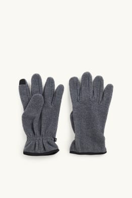 Fleece touchscreenhandschoenen