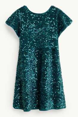 Bow - sequin dress