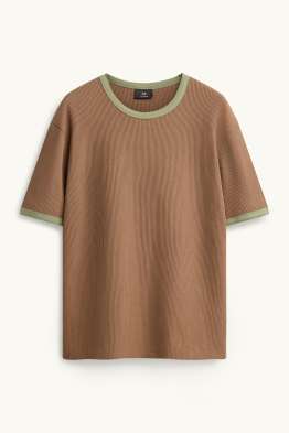 T-shirt - relaxed fit - finition texturée