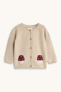 Pilz - Baby-Strickjacke