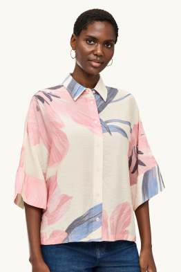 Brusa camisera - de flors