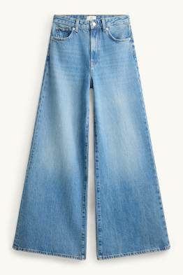 Jeans a gamba larga - vita alta