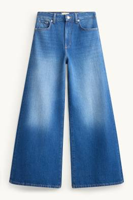 Wide Leg Jeans - high waist
