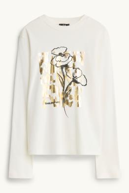 Longsleeve - regular fit - glanseffect