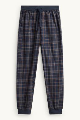 Pantaloni de pijama - în carouri
