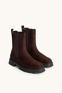 Bottines Chelsea - faux suède