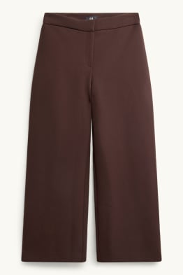 Pantaloni de stofă - talie medie - wide leg