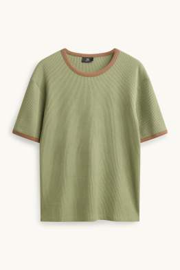 T-Shirt - Relaxed Fit - strukturiert