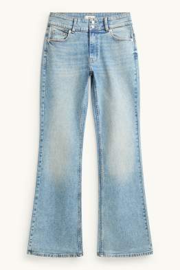Flared jeans - talie medie - LYCRA®