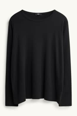 Longsleeve - slim fit - geribd