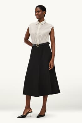 Robe fit & flare avec ceinture