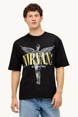 Samarreta de màniga curta - oversized - Nirvana