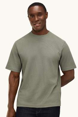 T-shirt - relaxed fit - tessuto tramato