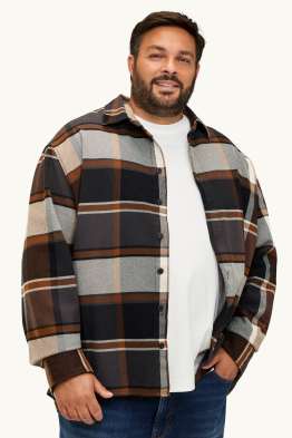Camisa - relaxed fit - Kent - de quadres