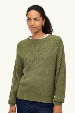 Pullover - gerippt