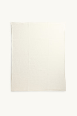 Babydeken - met structuur - 100 x 85 cm