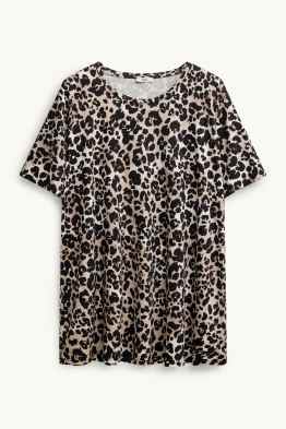 T-shirt - relaxed fit - imprimé léopard