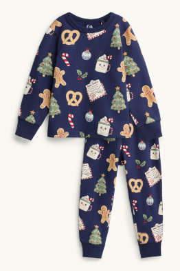 Mini Me - pijama pentru copii, cu motive de Crăciun - 2 piese