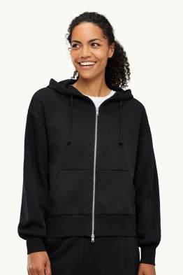 Zip-through hoodie