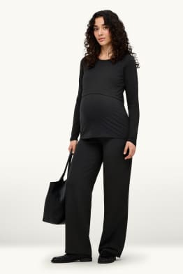 Pantalon de grossesse - jambes larges