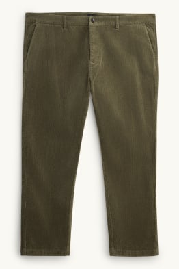 Chino en velours côtelé - regular fit
