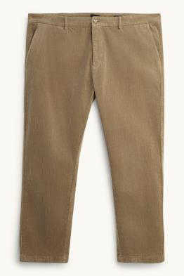 Chino en velours côtelé - regular fit