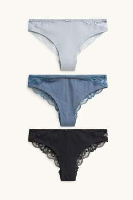 Lot de 3 - culotte brésilienne