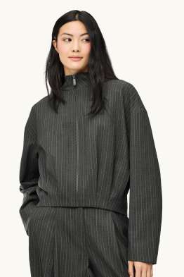 Oversized-Blazer - Nadelstreifen
